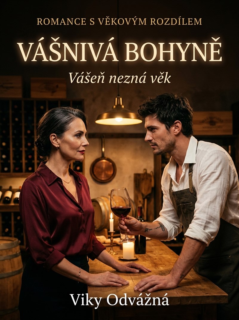Obálka připravované knihy Vášnivá bohyně